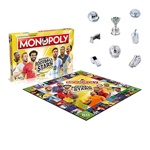 World Football Stars Gold Edition Monopoly Board Game