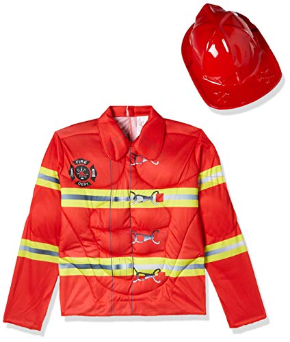 World of costumes - Disfraz Super Bombero infantil, Talla S 3-4 años (Rubie's 701700-S)