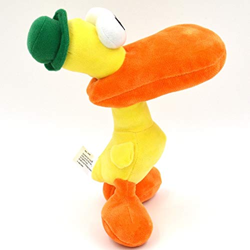 WSJMIANJU Juguete de Peluche 25cm Kawaii Anime Pocoyó Pato Peluche Juguetes Pocoyó Pato Pato Felpa Peluche Juguetes Muñeca para Niños Niños