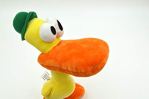 WSJMIANJU Juguete de Peluche 25cm Kawaii Anime Pocoyó Pato Peluche Juguetes Pocoyó Pato Pato Felpa Peluche Juguetes Muñeca para Niños Niños