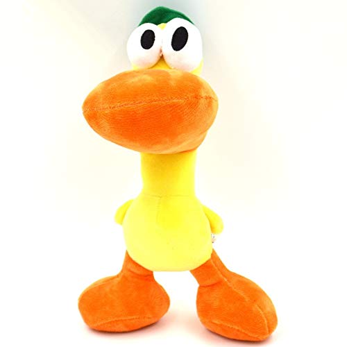 WSJMIANJU Juguete de Peluche 25cm Kawaii Anime Pocoyó Pato Peluche Juguetes Pocoyó Pato Pato Felpa Peluche Juguetes Muñeca para Niños Niños