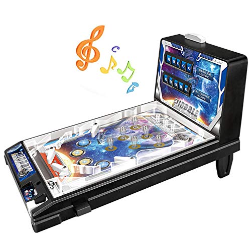 WSXM Juego De Pinball Máquina Videojuego para Niños Pinball De Rompecabezas para Niños Mini Pinball Toy Máquina De Pinball De Mesa para Padres E Hijos