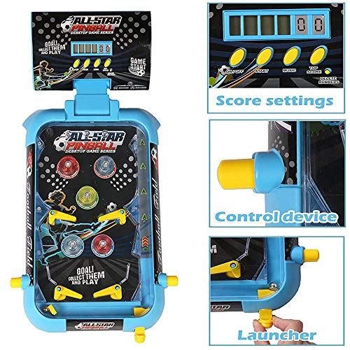 WSXM Pinball Toy Videojuego para Niños Pinball De Rompecabezas para Niños Máquina De Pinball Puzzle para Padres E Hijos Juguete para Niños