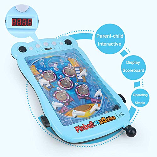 WSXM Videojuego para Niños Pequeña Máquina De Pinball Rompecabezas para Padres E Hijos Mini Pinball Toy Juego De Pinball Máquina New Era Pinball Juego