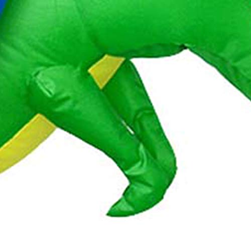 WT-YOGUET Inflable Adultos Niños Montar Disfraz de Dinosaurio Mascarada Cosplay Ropa de Vida Silvestre Halloween Tema Fiesta Juego de Roles Ropa al aire libre Props