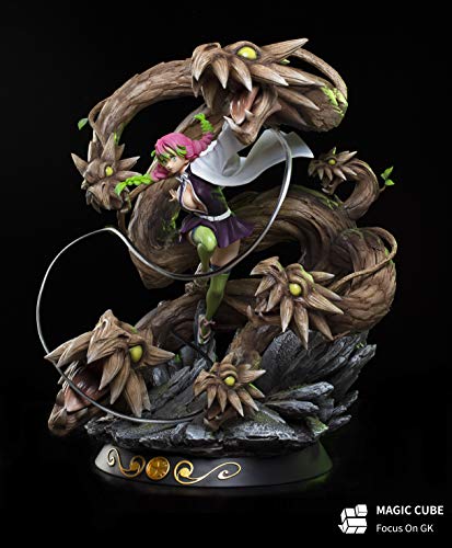 Wuhuayu Figura Kimetsu no Yaiba - Estatua De Resina De Mitsuri Kanroji Hecha A Escala 1/6, 45 Cm (17,7 Pulgadas) De Alto, Estatua De Figura Senior Y Delicada, 520 Unidades Vendidas En Todo El Mundo