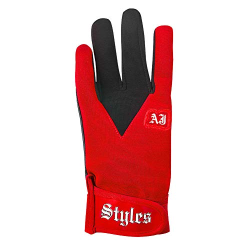 WWE AJ Estilos Rojo Réplica Guantes