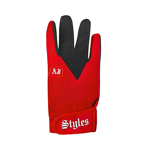 WWE AJ Estilos Rojo Réplica Guantes