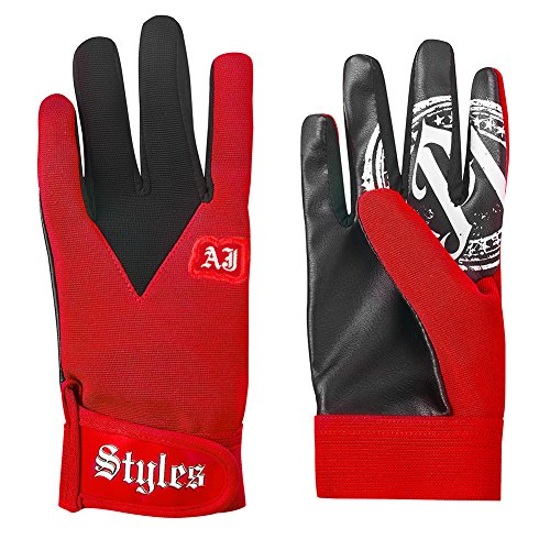 WWE AJ Estilos Rojo Réplica Guantes