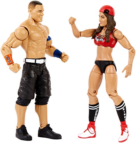 WWE Batalla Wrestlemania figuras de acción John Cena y Nikki Bella (Mattel FMH64)