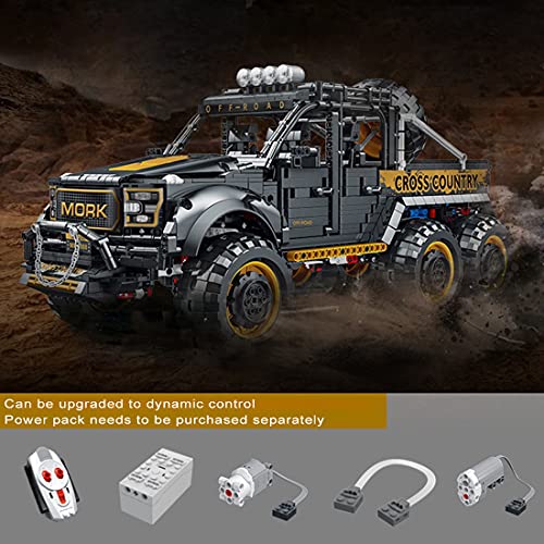 WWEI Técnica todoterreno, bloques de construcción, 3218 piezas, juego de construcción de piezas de juguete todoterreno, compatible con Lego Ford F-150 Raptor