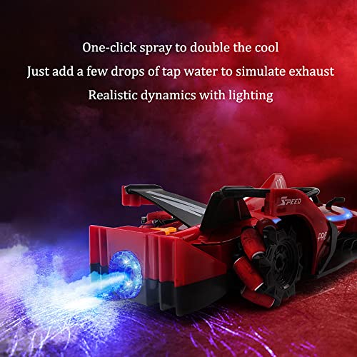 WYKDDM 2.4G Light Spray Vehículo De Control Remoto Todo Terreno Escalada RC Buggy 360 ° All Round Stunt RC Truck Simulation F1 High-Speed Drift Racing Car Niño Adulto Juguete De Regalo