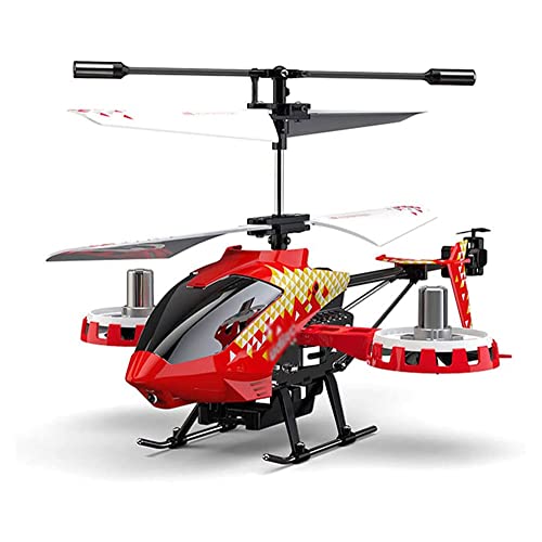 WYKDDM Mini Avión De Control Remoto, Helicóptero RC Recargable, Planeador De Prevención De Caídas, Avión De Combate RC De 4.5 Canales, Drone RC De Aleación 2.4G, Juguete De Regalo para Exteriores