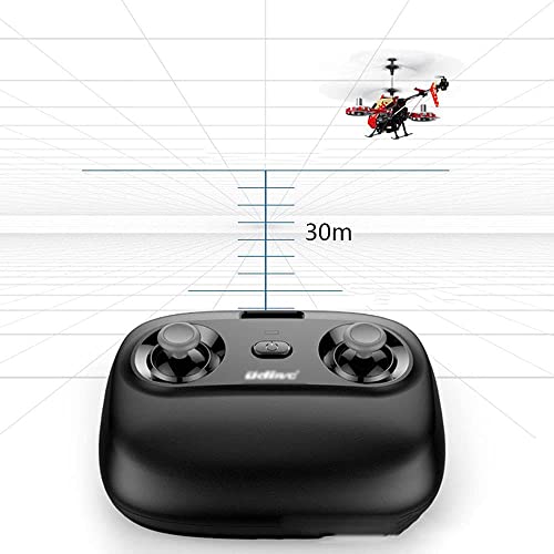 WYKDDM Mini Avión De Control Remoto, Helicóptero RC Recargable, Planeador De Prevención De Caídas, Avión De Combate RC De 4.5 Canales, Drone RC De Aleación 2.4G, Juguete De Regalo para Exteriores