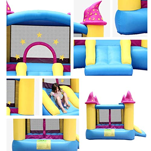 WYQQ Ciudad de Juguete para niños Parque de Atracciones para niños de Interior Juguetes inflables para niños Casa Inflable para niños Castillo Inflable (Color 279 * 236 * 213cm)