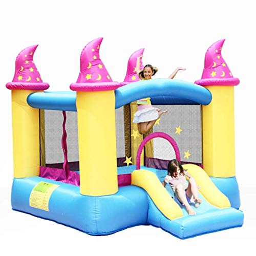 WYQQ Ciudad de Juguete para niños Parque de Atracciones para niños de Interior Juguetes inflables para niños Casa Inflable para niños Castillo Inflable (Color 279 * 236 * 213cm)