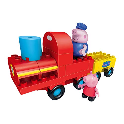 WZLDP Peppa Pig | Peppa Pig Abuelo | Edificio Regalo del Rompecabezas de Tren-Puzzle Infantil