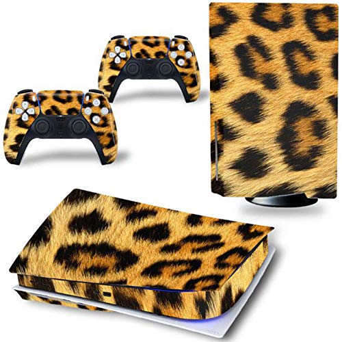 XIALEY Película Protectora Compatible con La Edición Digital PS5, Calcomanía De La Piel De Vinilo De La Piel Compatible con Playstation 5 Consola Y Controladores,B