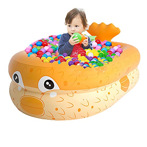 XIAOFEI Piscinas Hinchable para niños, Inflable Familiar Piscina with Air Pump, Niños Piscina Duradera para Patio Jardín Al Aire Libre Exterior Juego