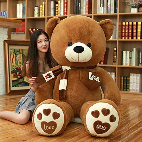 Xiaotian Muy Grande del Abrazo de Oso de Peluche 2 Metros de muñeca de la Panda muñeca de la Muchacha Gran Oso de Peluche Lindo para Enviar Novia,A,160cm