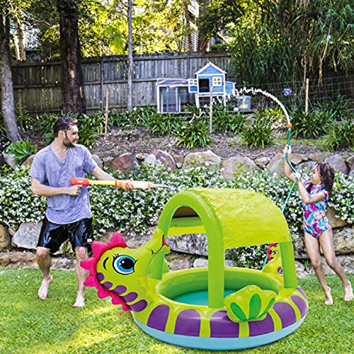 XIAOXIA Piscina inflable infantil Infantil Piscina Infantil Caballito de mar Cubierta de la piscina