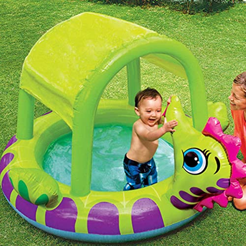 XIAOXIA Piscina inflable infantil Infantil Piscina Infantil Caballito de mar Cubierta de la piscina