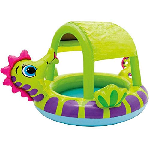 XIAOXIA Piscina inflable infantil Infantil Piscina Infantil Caballito de mar Cubierta de la piscina