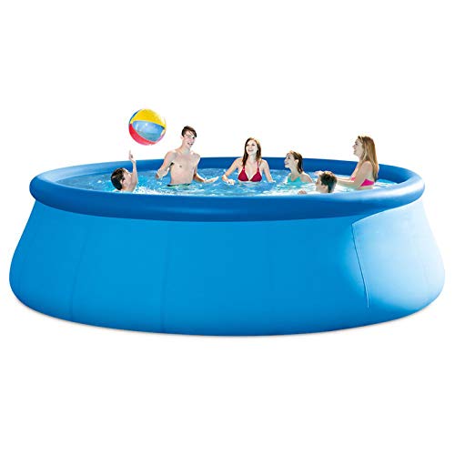 XLBHSH Piscinas Inflables, Piscinas Inflables para Niños, Piscina Familiar, Centro De Natación para Niños, Adultos, Bebés, Niños Pequeños, Al Aire Libre, Jardín, Patio Trasero,Azul,366x76cm