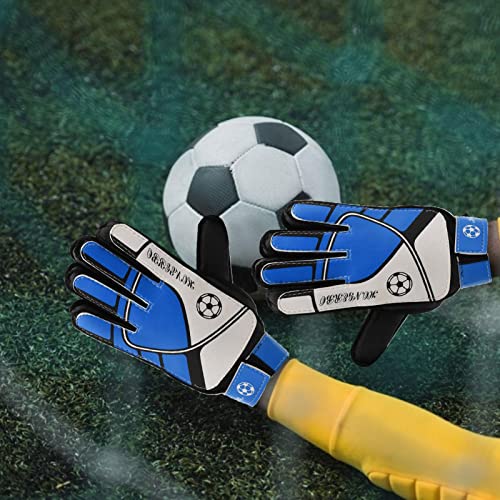 Xuanshengjia Guantes De Portero De Fútbol con Agarre Fuerte, Guantes De Portero De Fútbol para Niños Y Jóvenes, Protección De Dedos con Agarre Fuerte para Evitar Lesiones