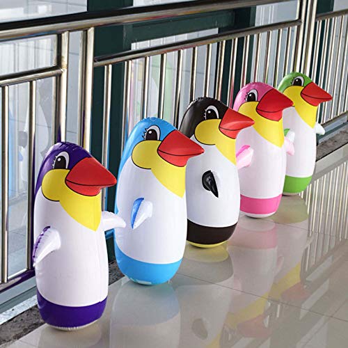 Xuebai 36 cm / 45 cm / 70 cm PVC Juguete Inflable Realista pingüino de Dibujos Animados Vaso niños Regalo Juguete de pingüino Inflable