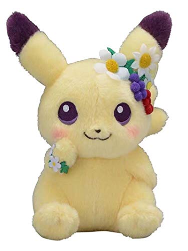 xuekun Juego de 2 peluches de Pokémon Anime Pikachu y Eievui'S Easter Eevee, 18 cm