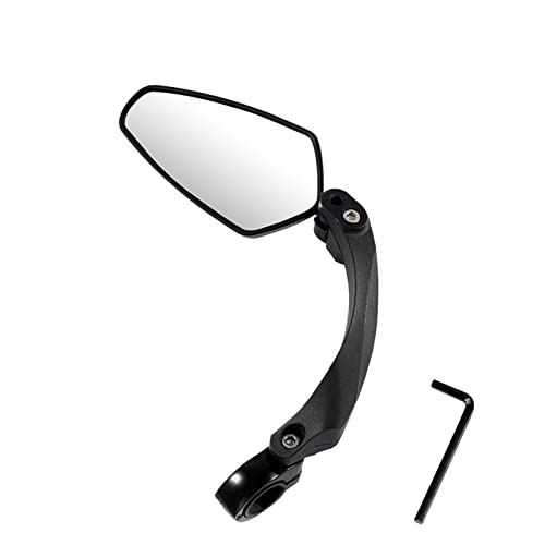 XuuuuLian Espejo Bicicleta HD Bicicleta retrovisor Manillar Espejo Gran Angular MTB Road Electric Bike Scooter Accesorios de Ciclismo Vista Trasera Espejos (Color : 1pc Left)