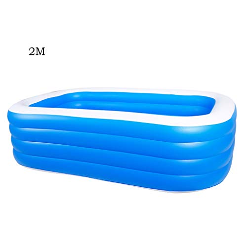 YANXIH Piscina Familiar al Aire Libre, Piscina Rectangular para niños, Fácil de Montar, 150/180/200/305cm (Size : 2M)