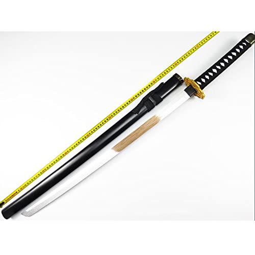 YAO DIAN Espada De Samurai De Anime De Madera, Espada De Madera Simulada Elsa, Usado En Dibujos Animados Cosplay Ama De Arma Props Toy Sword Sword Cos Colección(Size:100cm,Color:A)