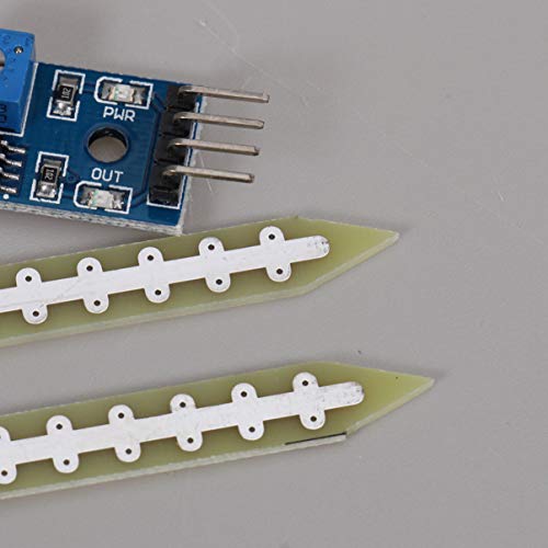 Yardwe 2pcs módulo de Sensor de Humedad del Suelo módulo de Detector de higrómetro de Suelo detección para Sistema de riego automático