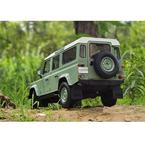 YBSM Modelo Coche 1/24 para Land-Rover para Defender SUV Aleación Modo De Coche Diecast Juguete Metal Todoterreno Modelo De Coche Niños Juguete Regalo (Color : Green)