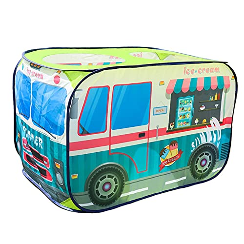 YIBANG-DZSW para Coche al Aire Libre Camping Niño Grande Play Tent Up Car Tiendas de automóviles Interior al Aire Libre Cumpleaños de cumpleaños Regalo (Color : Police Car)