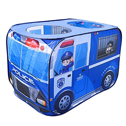 YIBANG-DZSW para Coche al Aire Libre Camping Niño Grande Play Tent Up Car Tiendas de automóviles Interior al Aire Libre Cumpleaños de cumpleaños Regalo (Color : Police Car)