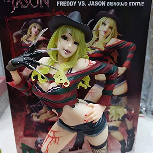 YIRU Freddy vs. Jason Freddy Krueger Bishoujo Figura de Juguete Estatua Figura de PVC - Alto 7.87 Pulgadas