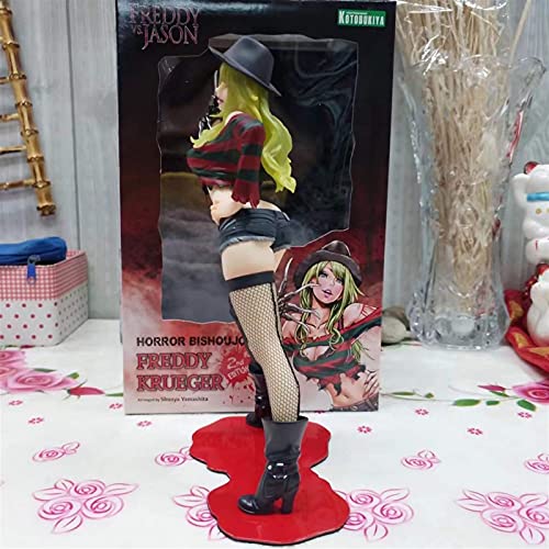 YIRU Freddy vs. Jason Freddy Krueger Bishoujo Figura de Juguete Estatua Figura de PVC - Alto 7.87 Pulgadas