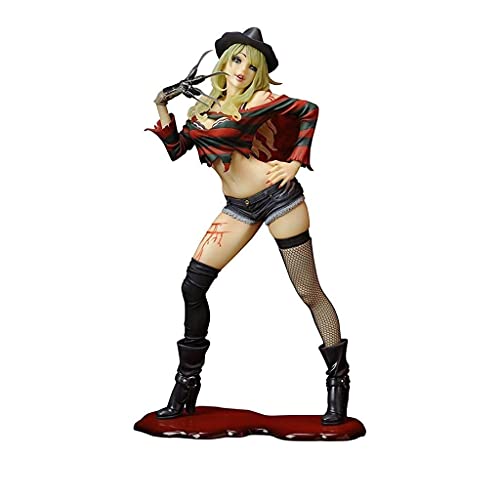 YIRU Freddy vs. Jason Freddy Krueger Bishoujo Figura de Juguete Estatua Figura de PVC - Alto 7.87 Pulgadas