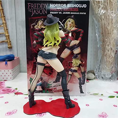 YIRU Freddy vs. Jason Freddy Krueger Bishoujo Figura de Juguete Estatua Figura de PVC - Alto 7.87 Pulgadas