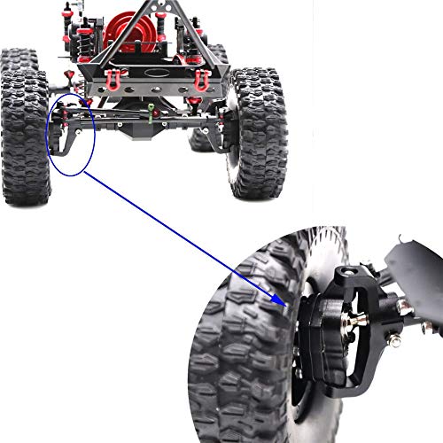 Yiwa La tercera generación scx10 Kit de construcción de coche de escalada Gate Bridge Transmisión Inversa de caja 313 Soporte de distancia para 1/10 RC piezas de coche