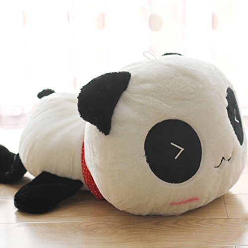 YOSEMITE Juguete de peluche lindo panda gigante almohada suave de peluche animal muñeca abrazando almohada almohada almohada regalo para niños ojos triangulares* 45 cm