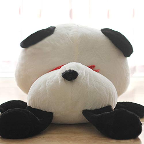 YOSEMITE Juguete de peluche lindo panda gigante almohada suave de peluche animal muñeca abrazando almohada almohada almohada regalo para niños ojos triangulares* 45 cm