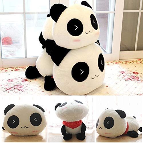 YOSEMITE Juguete de peluche lindo panda gigante almohada suave de peluche animal muñeca abrazando almohada almohada almohada regalo para niños ojos triangulares* 45 cm