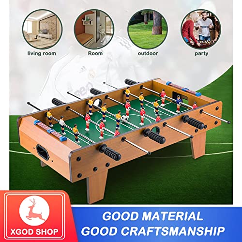 YQTXDS Mesa de futbolín para niños de 20 Pulgadas, Juego Familiar de fútbol para niños, Mesa de futbolín de competición, Mesa F (artefacto al Aire Libre)