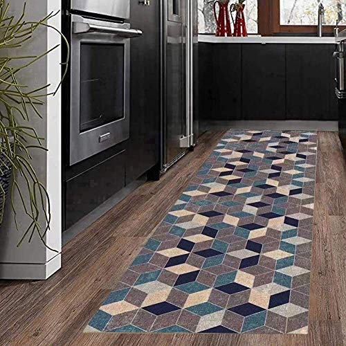 YUEDAI Cuadros Corredor Alfombra for Pasillo, Muy Larga Entrada Entrada de la Alfombra for la Cocina escaleras del Hotel, 70 cm / 80 cm / 90 cm de Ancho (Color : Multi-Colored, Size : 140x300cm)