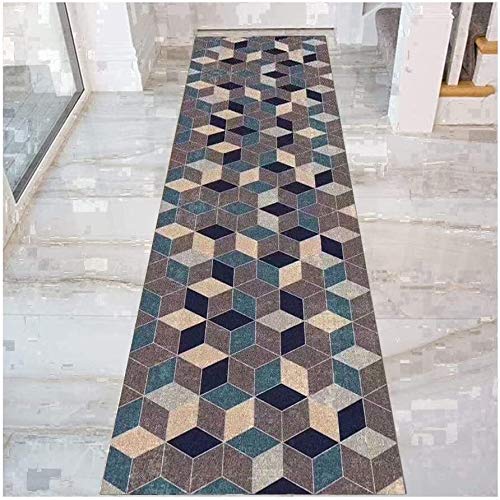 YUEDAI Cuadros Corredor Alfombra for Pasillo, Muy Larga Entrada Entrada de la Alfombra for la Cocina escaleras del Hotel, 70 cm / 80 cm / 90 cm de Ancho (Color : Multi-Colored, Size : 140x300cm)