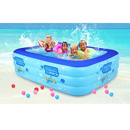 YULAN Bañera Inflable Piscina Infantil Cubo bebé Inicio Piscina Cubierta Inflable baño de la Piscina de los niños niños Piscina (Size : 210×150×55cm)